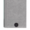 Betonszürke LED-es tükrös fürdőszobaszekrény 50 x 13 x 70 cm