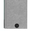 Betonszürke LED-es tükrös fürdőszobaszekrény 50 x 13 x 70 cm