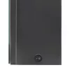 Szürke LED-es tükrös fürdőszobaszekrény 50 x 13 x 70 cm