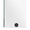 Fényes fehér LED-es tükrös fürdőszobaszekrény 50 x 13 x 70 cm