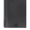 Szürke LED-es tükrös fürdőszobaszekrény 80 x 12 x 68 cm