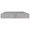 Betonszürke MDF lebegő fali polc 40 x 23 x 3,8 cm