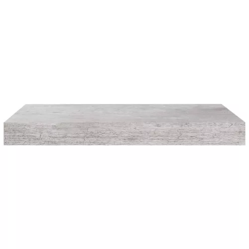 Betonszürke MDF lebegő fali polc 40 x 23 x 3,8 cm