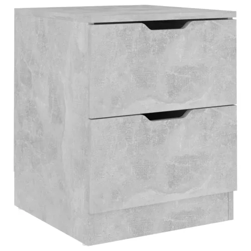 Betonszürke forgácslap éjjeliszekrény 40 x 40 x 50 cm