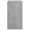 Betonszürke szerelt fa cipőtároló pad 94,5 x 31 x 57 cm