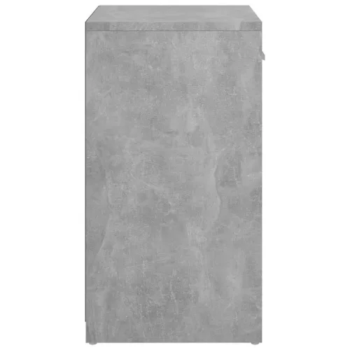 Betonszürke szerelt fa cipőtároló pad 94,5 x 31 x 57 cm