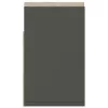 Szürke szerelt fa cipőtároló pad párnával 104 x 30 x 49 cm