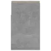 Betonszürke szerelt fa cipőtároló pad párnával 104 x 30 x 49 cm