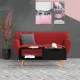 Fekete szerelt fa dohányzóasztal 100 x 49,5 x 43 cm