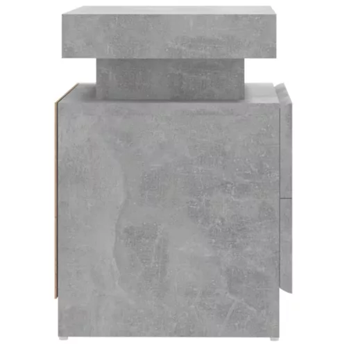 Betonszürke szerelt fa éjjeliszekrény 45 x 35 x 52 cm