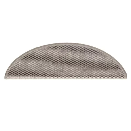 15db szizál hatású ezüst színű öntapadó lépcsőszőnyeg 56x17x3cm