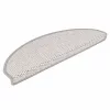 15 db szizál hatású platina öntapadó lépcsőszőnyeg 65x21x4 cm