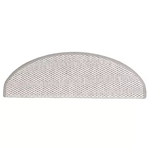 15 db szizál hatású platina öntapadó lépcsőszőnyeg 65x21x4 cm