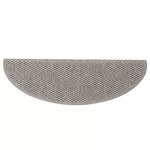 15 db szizál hatású ezüstszínű öntapadó lépcsőszőnyeg 65x21x4cm