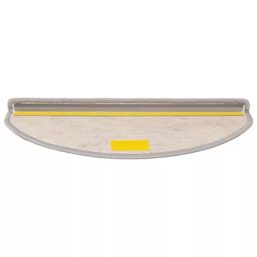 15 db szizál hatású ezüstszínű öntapadó lépcsőszőnyeg 65x21x4cm