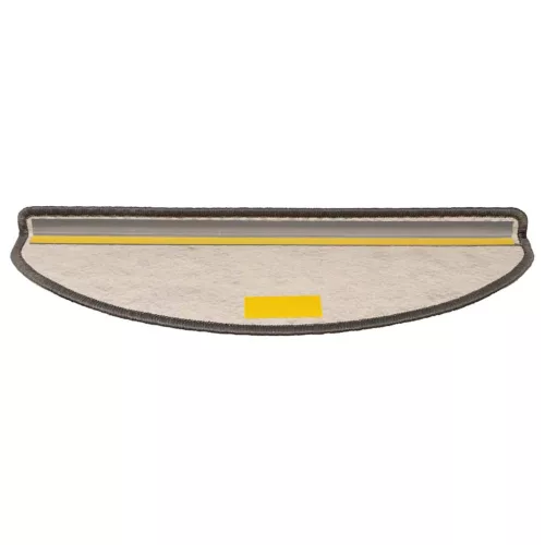 15 db szizál hatású barna bézs öntapadó lépcsőszőnyeg 65x21x4cm