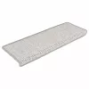 15 db szizál hatású platina öntapadó lépcsőszőnyeg 65x21x4 cm