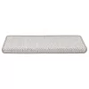 15 db szizál hatású platina öntapadó lépcsőszőnyeg 65x21x4 cm