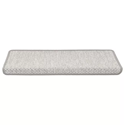 15 db szizál hatású platina öntapadó lépcsőszőnyeg 65x21x4 cm