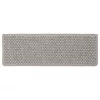 15 db szizál hatású ezüstszínű öntapadó lépcsőszőnyeg 65x21x4cm