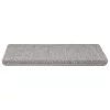 15 db szizál hatású ezüstszínű öntapadó lépcsőszőnyeg 65x21x4cm