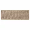 15 db szizál hatású homokszínű öntapadó lépcsőszőnyeg 65x21x4cm