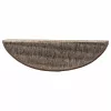 15 db világosbarna félkör alakú lépcsőszőnyeg 56 x 17 x 3 cm