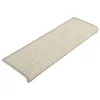 15 db ezüst színű, téglalap alakú szélű lépcsőszőnyeg 65 x 21 x 4 cm