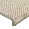 15 db ezüst színű, téglalap alakú szélű lépcsőszőnyeg 65 x 21 x 4 cm