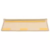15 db lépcsőszőnyeg, 65 x 21 x 4 cm, sötétbézs, téglalap alakú széllel