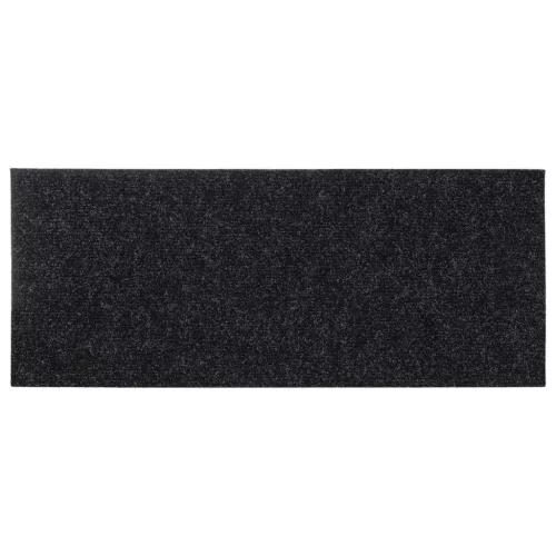 Öntapadós lépcsőszőnyegek 15 db 60 x 25 cm fekete téglalap alakú