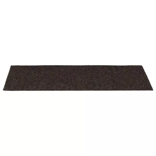 15 db öntapadós lépcsőszőnyeg, 60 x 25 cm, sötétbarna, téglalap alakú