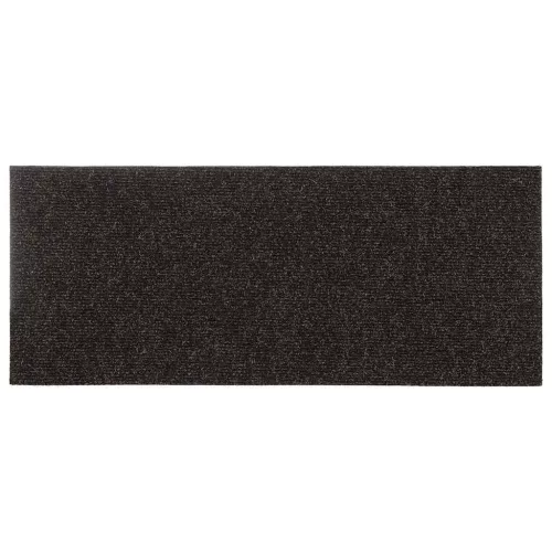 15 db öntapadós lépcsőszőnyeg, 60 x 25 cm, sötétbarna, téglalap alakú