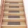 Öntapadós lépcsőszőnyegek 15 db 60 x 25 cm bézs téglalap alakú