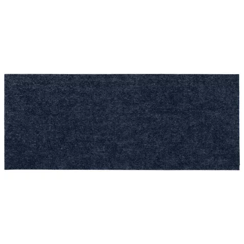 15 db öntapadós lépcsőszőnyeg, 60 x 25 cm, sötétkék, téglalap alakú