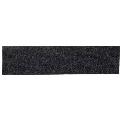 Öntapadós lépcsőszőnyegek 15 db 76 x 20 cm szürke téglalap alakú