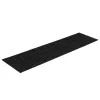 Öntapadós lépcsőszőnyegek 15 db 76 x 20 cm fekete téglalap alakú