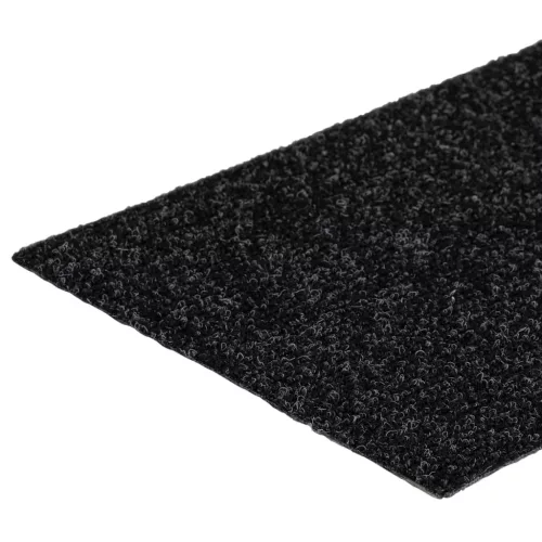 Öntapadós lépcsőszőnyegek 15 db 76 x 20 cm fekete téglalap alakú