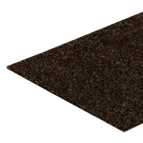 Öntapadós lépcsőszőnyegek 15 db 76 x 20 cm barna téglalap alakú