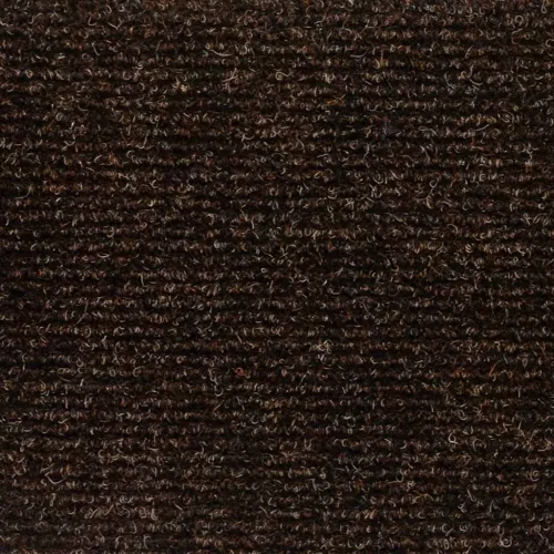 Öntapadós lépcsőszőnyegek 15 db 76 x 20 cm barna téglalap alakú