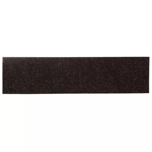 Öntapadós lépcsőszőnyegek 15 db 76 x 20 cm sötétbarna téglalap alakú