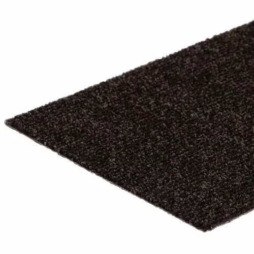 Öntapadós lépcsőszőnyegek 15 db 76 x 20 cm sötétbarna téglalap alakú