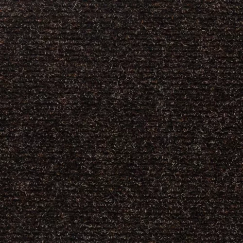 Öntapadós lépcsőszőnyegek 15 db 76 x 20 cm sötétbarna téglalap alakú