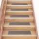 Öntapadós lépcsőszőnyegek 15 db 76 x 20 cm bézs téglalap alakú