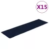 Öntapadós lépcsőszőnyegek 15 db 76 x 20 cm sötétkék téglalap alakú