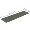 Öntapadós lépcsőszőnyegek 15 db 76 x 20 cm zöld téglalap alakú