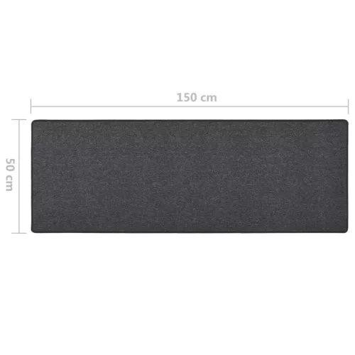 Antracitszürke futószőnyeg 50 x 150 cm
