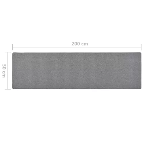 Sötétszürke futószőnyeg 50 x 200 cm