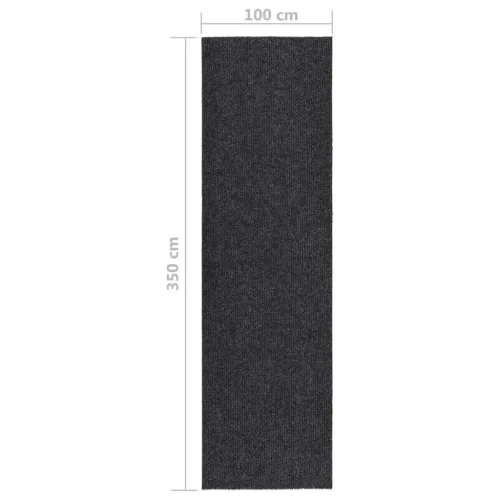 Antracitszürke koszfogó futószőnyeg 100 x 350 cm