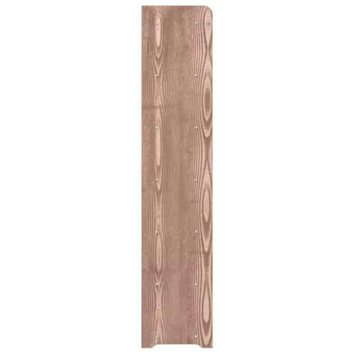 Barna szerelt fa cipőtartó 90x24x117 cm